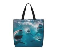 KLMELLMDE Group Tote Bag, Reusable Canvas Shoulder Bag For Shopping, Work, Travel And Holidays Or School