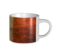 KLMELLMDE Large-Capacity Ceramic Irish Flag Mug, Tea Cup, Coffee Cup, Hot Chocolate Cup. 450 Millilitres.