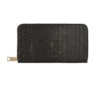 KLMELLMDE Men's Women's Ancient Egyptian Hieroglyph Wallet, Printed Card Case, Multi-Compartment (with Coin Compartment, Credit Card Slots, Note Compartment.