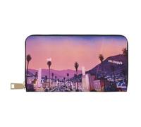 KLMELLMDE Men's Women's The Old Hollywood Wallet, Printed Card Case, Multi-Compartment (with Coin Compartment, Credit Card Slots, Note Compartment.