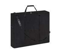Klmnop 4Ft Folding Table Storage Bag, Waterproof Heavy Duty 600D Large Carrying Bag for Transporting and Storing Folding Tables, Camp Tables with Zipper and Shoulder Strap 25.6" L X 5" H X 25.6" W