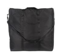 Klmnop Foam Floor Tiles Bag for Carrying Interlocking EVA Foam Mats, Portable Storage & Transport Case for Trade Show Exercise Play Areas, 24x24x12 Inches(Black)