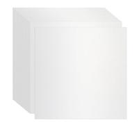 Klmnop White Pearl Shimmer Cardstock 12x12, 40 Sheets 250gsm/92Ib Double-sided Shiny Pearlescent Paper Cardstock, Metallic Paper for Invitations, Card Making and DIY Craft(White)