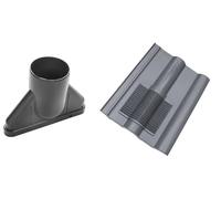 Klober Double Roman Vent Slate Grey + Adaptor