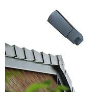 Klober Dry Verge Grey Right Hand Units - Plastic Roof Line End Cap for Gable/Apex