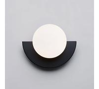 Klobvtt Glass Wall Sconce Lighting Nordic Globe Wall Light Fixture Geometric Wall Mounted Lamp Bedroom Bedside Wall Sconces Living Room Wall Lights Restaurant Hallway Wall Lamps