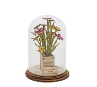 Kloche Hanging Ornament: Unique Mum Flower, Glass, Christmas