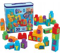 Mega Bloks Bag Of 30 Fisher Price Blocks Construction Game Multicolor Kids