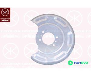KLOKKERHOLM REAR LEFT BRAKE DISC SPLASH GUARD 3279877 FOR HYUNDAI KIA
