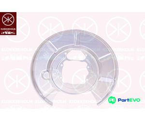 KLOKKERHOLM REAR RIGHT BRAKE DISC SPLASH GUARD 0066876 FOR BMW