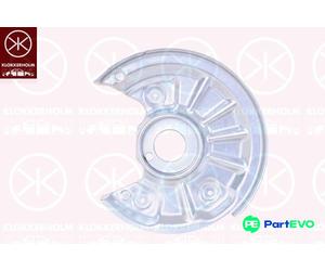 KLOKKERHOLM REAR RIGHT BRAKE DISC SPLASH GUARD 9535876 FOR AUDI SEAT SKODA VW