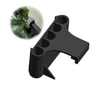 Klomveris Aquarium Plant Holder, Clip On Hanging Aquatic Plant Cup, Plastic Aquarium Plan-t Pot with 5 Holes for Hydroponic Fish Tank Decorations(SIZE:long hook)