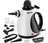 Klona Portable Steam Cleaner, Hand Held steamers for cleaning house, Home Multi Purpose - 10-Piece Accessory Kit for Sofa, Carpets, Upholstery