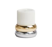 KLONG Marriage candleholder brass -silver