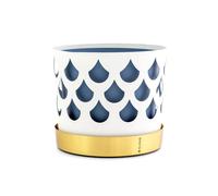 KLONG Trio flower pot drop medium Ø18 cm white