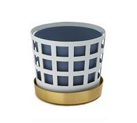 Klong - Trio Flowerpot Small Square, White - White