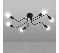 KLONWG Chandeliers Modern Minimalist Shaped Spider Ceiling Lamp Chandelier, AC 220V, Light Source:Without Bulb(4 Heads) (Color : 6 Heads)