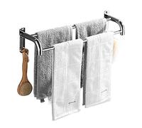 KLONWG Towel Rack Towel Rack,Wall Mounted Towel Holder,1-Tier 2-Tier Bath Towel Rack,Stainless Steel Towel Bar Rail,for Kitchen Bathroom Toilet Hotel Office-A-50Cm/A-70Cm Bathroom Hardwar