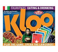 KLOO Learn Italian Card Game | Food & Drink | 2 Decks | 1-4 Players | Fun Italian Learning Game for Families, Kids & Adults | Build Sentences, Speak Aloud, Score Points & Learn as You Play