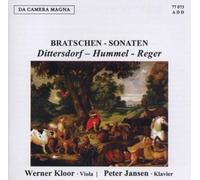 Kloor/Jansen - Dittersdorf/Hummel/Reger: Sonatas for Viola