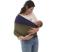 Kloovete Baby Wrap Carrier, Reversible Bonding Comforter, Soft & Stretchy Baby and Infant Sling, Perfect Baby Carrier Wrap Sling for Born and Infant up to 35 lbs. Oliver/Navy