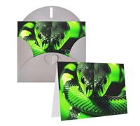 KLOPH All Occasion Greetings Cards with Envelopes Thinking of You Card Blank Note Card 3D Snake Greeting Cards for Birthday, Baby Shower, Congratulations Wedding ThankYouCard