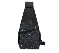 KLOPH Constellations and stars pattern Sling Bag for Women Men Sling Backpack Crossbody Chest Bag for Hiking Travel Fanny Pack