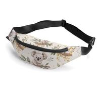 KLOPH Fanny Pack for Men Women Belt Bag Leaves And Koala Crossbody Waist Pack for Travel Walking Running Bum Bags, 36*15cm, style-3, style-3, 36*15cm