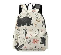KLOPH Rabbit Outline Pattern Travel Backpack for Men Women 15.6 Inch Laptop Backpacks Carry On Backpack Work Business Backpacks