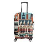 KLOPH Travel Luggage Cover Suitcase Protector Beautiful Scenery Images Elastic Washable Suitcase Cover Anti-scratch Spandex Baggage Covers Fits 18-32 Inch Luggage, style-3, XL