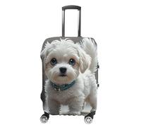 KLOPH Travel Luggage Cover Suitcase Protector Cute Dog Elastic Washable Suitcase Cover Anti-scratch Spandex Baggage Covers Fits 18-32 Inch Luggage, color-7, Small