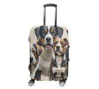 KLOPH Travel Luggage Cover Suitcase Protector Dogs Elastic Washable Suitcase Cover Anti-scratch Spandex Baggage Covers Fits 18-32 Inch Luggage, color-6, Small