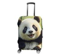KLOPH Travel Luggage Cover Suitcase Protector Funny Panda Elastic Washable Suitcase Cover Anti-scratch Spandex Baggage Covers Fits 18-32 Inch Luggage, color-7, Small