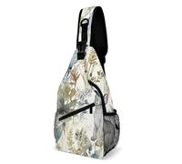 KLOPH Travel Luggage Cover Suitcase Protector Hand Drawn Rabbit Elastic Washable Suitcase Cover Anti-scratch Spandex Baggage Covers Fits 18-32 Inch Luggage, style-4, 38x20cm