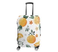 KLOPH Travel Luggage Cover Suitcase Protector Oranges And Lemons Elastic Washable Suitcase Cover Anti-scratch Spandex Baggage Covers Fits 18-32 Inch Luggage, style-4, M