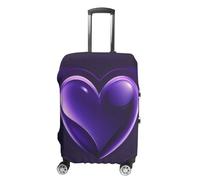 KLOPH Travel Luggage Cover Suitcase Protector Purple Love Elastic Washable Suitcase Cover Anti-scratch Spandex Baggage Covers Fits 18-32 Inch Luggage, color-3, XL