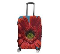 KLOPH Travel Luggage Cover Suitcase Protector Red Flower Petals Elastic Washable Suitcase Cover Anti-scratch Spandex Baggage Covers Fits 18-32 Inch Luggage, color-2, M