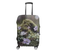 KLOPH Travel Luggage Cover Suitcase Protector Small Purple Anemone Elastic Washable Suitcase Cover Anti-scratch Spandex Baggage Covers Fits 18-32 Inch Luggage, style, L