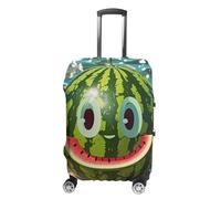 KLOPH Travel Luggage Cover Suitcase Protector Watermelon with Smiley Elastic Washable Suitcase Cover Anti-scratch Spandex Baggage Covers Fits 18-32 Inch Luggage, color-7, XL