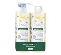 Klorane Baby Gentle Cleansing Gel 2 x 500ml