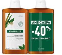 Klorane Galanga Rebalancing Anti-Dandruff Shampoo Pack 2 x 400 ml