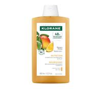 Klorane Nourishing Mango Butter Shampoo - For Dry Hair - Biodegradable** Formula - Sulphate Free - Vegan* - 1x 400 ml Bottle