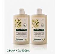 Klorane Oat Milk Shampoo Gentle All Hair Types - 2 PACK (2x 400ml)