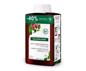 KLORANE Shampoos Organic Quinine and Edelweiss Shampoo SET