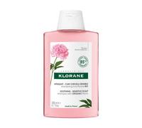 Klorane - Soothing Shampoo with ORGANIC Peony - Sensitive scalp, 1 x 200ml bottle