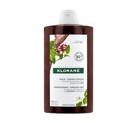 Klorane Strengthening Quinine and Organic Edelweiss Shampoo - Tired Hair, Hair Loss - Sulphate-Free, Vegan* Formula - 1x 400ml Bottle