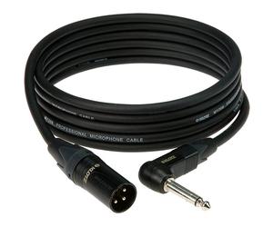 Klotz 2JB1-M100 3p XLR male - mono right-angled jack signal cable, 10 m