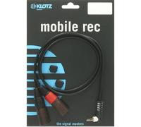 Klotz AY9A0100 2x M-XLR to Angled Mini-Jack Cable, 3m