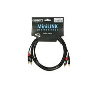 KLOTZ Kabel Audio 2x RCA Cinch (wtyk) / 2x RCA Cinch (wtyk) 6m
