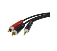 KLOTZ Kabel Audio AUX mini Jack 3,5mm Stereo (wtyk) / 2x RCA Cinch (wtyk) 1m